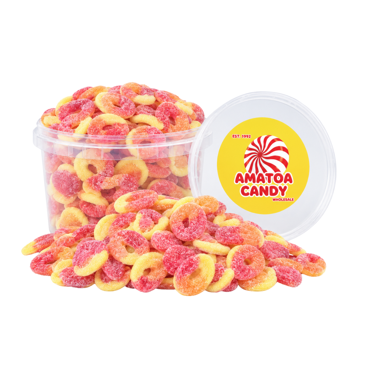 Amatoa Candy Sour Peach Rings 150g