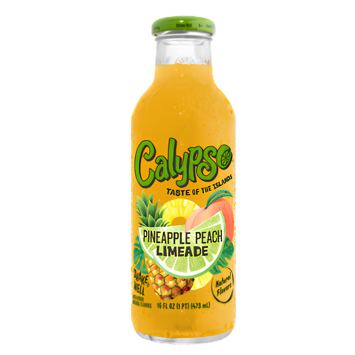 Calypso Pineapple Peach Limeade 473ml