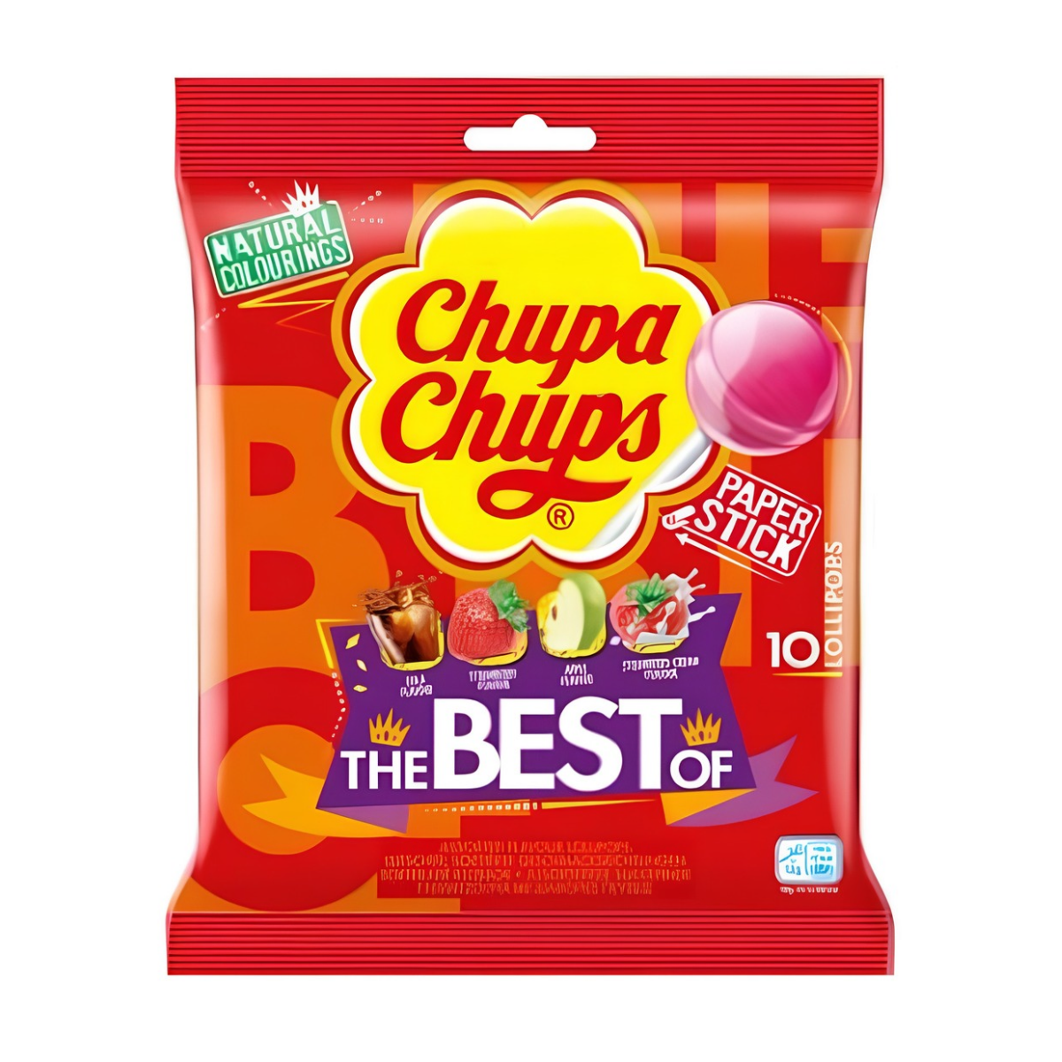 Chupa Chups Best of Lollipops Mixed Fruits 93g