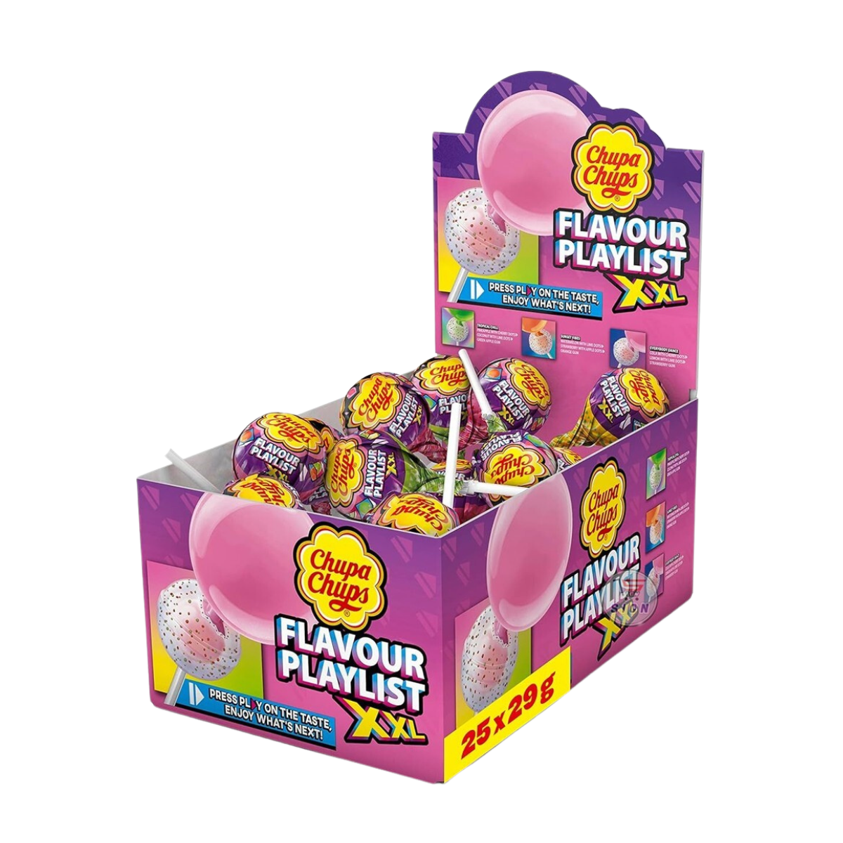 Chupa Chups Flavour Playlist XXL Lollipops 29g