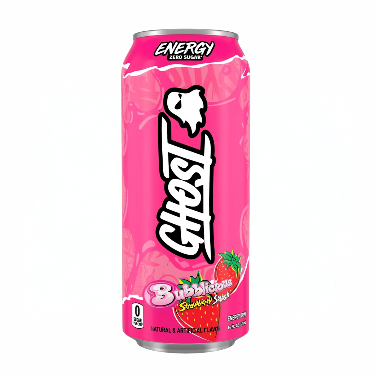 Ghost Energy Bubblicious Strawberry 473ml