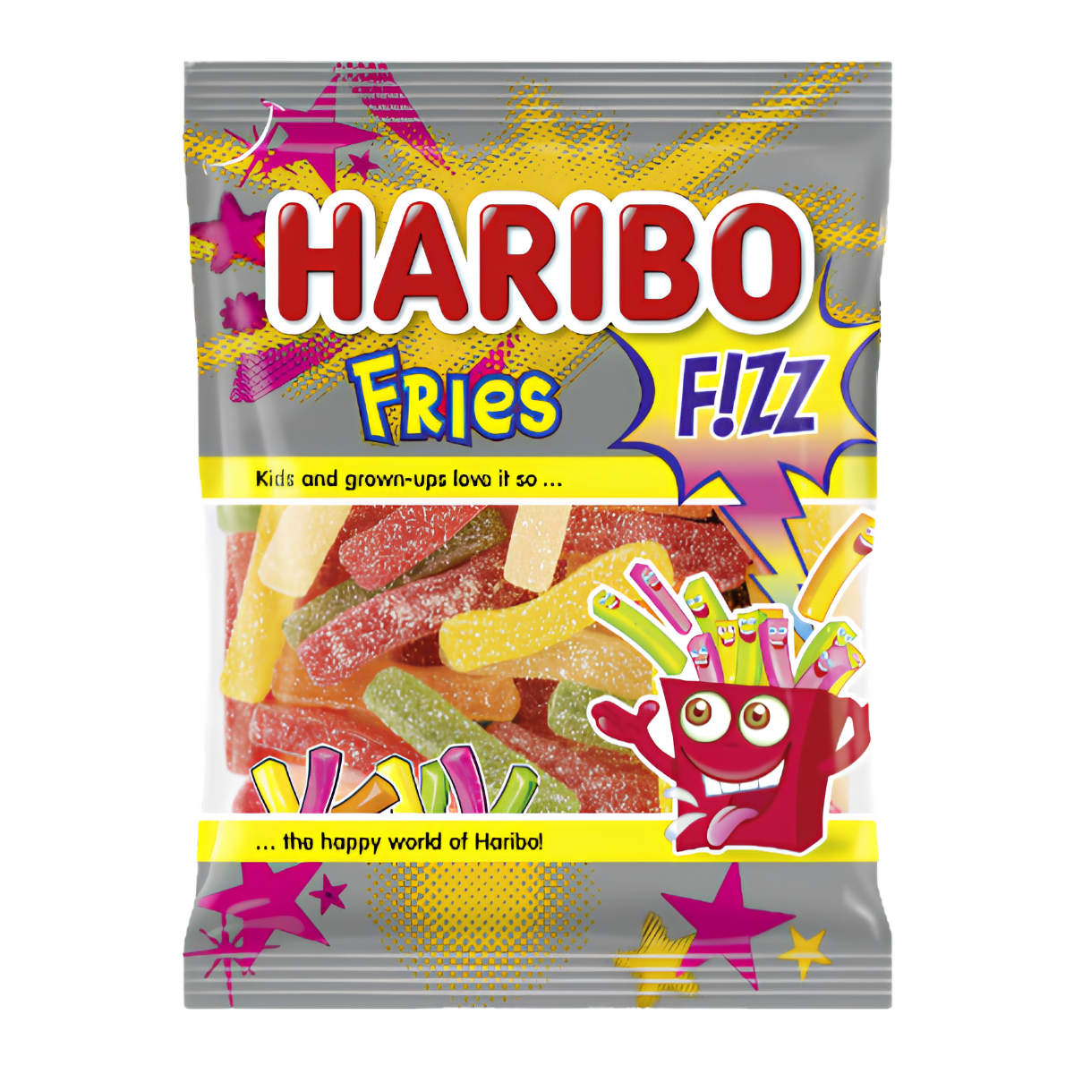 Haribo Halal Fizzy Fries 70g