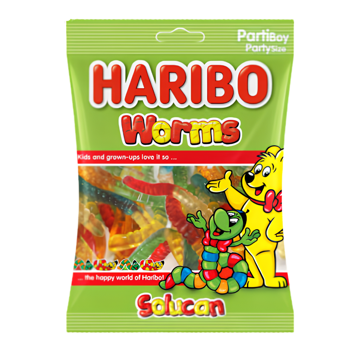 Haribo Halal Gummy Worms 80g