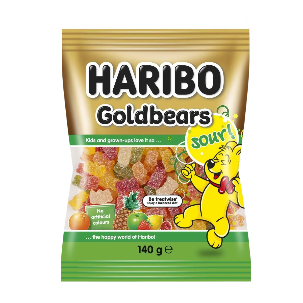 Haribo Sour Goldbears 141g