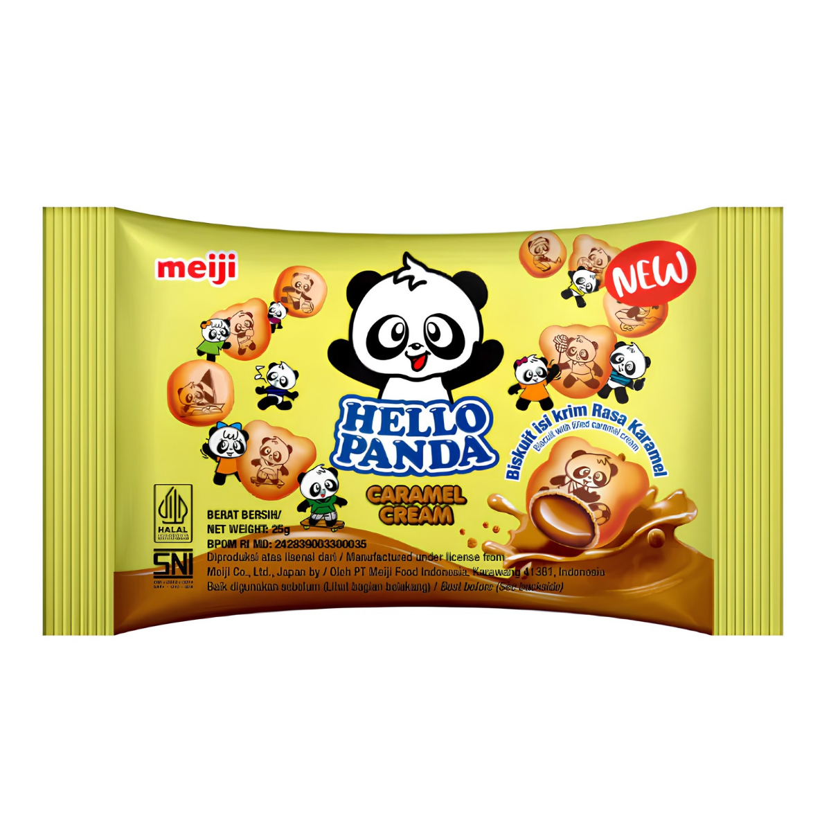 Hello Panda Pouch Caramel 25g
