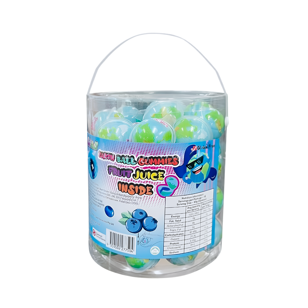 Juicy Jelly Mega Earth Halal Gummy Jar