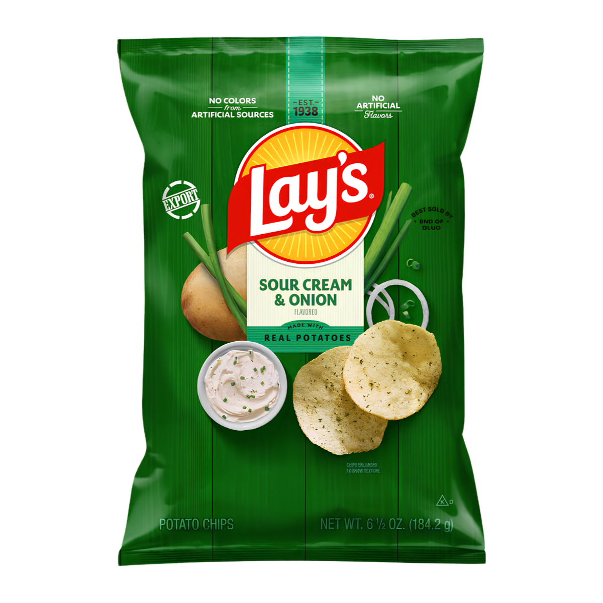 Lays Sour Cream & Onion 184g