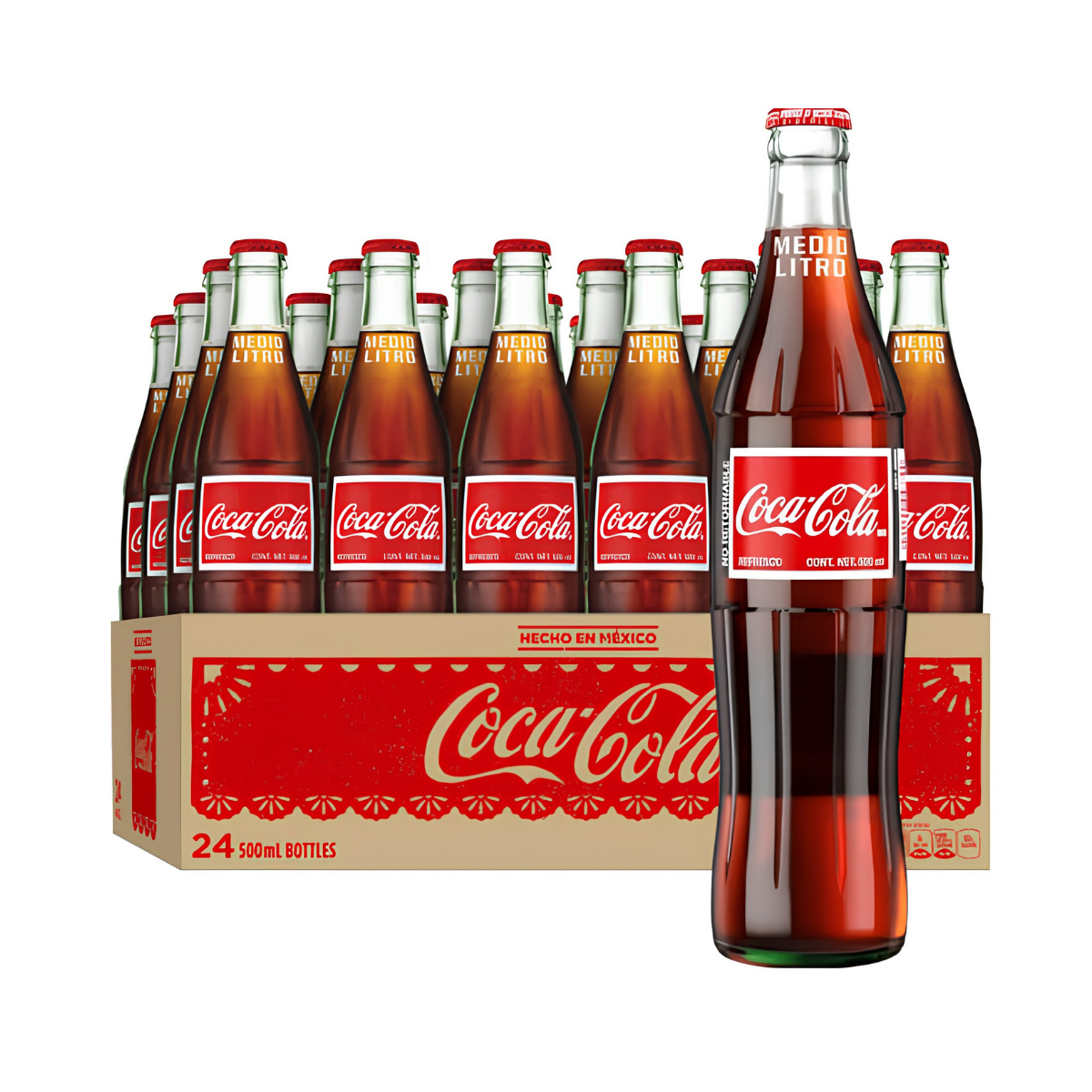 Mexican Coke Glass Bottle 500ml
