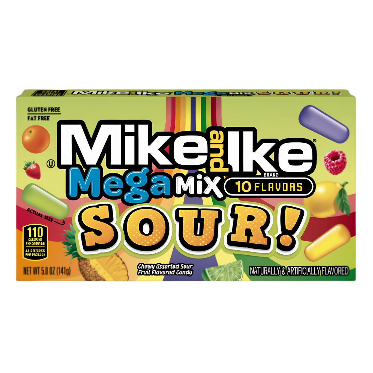 Mike and Ike Mega Mix Sour 120g