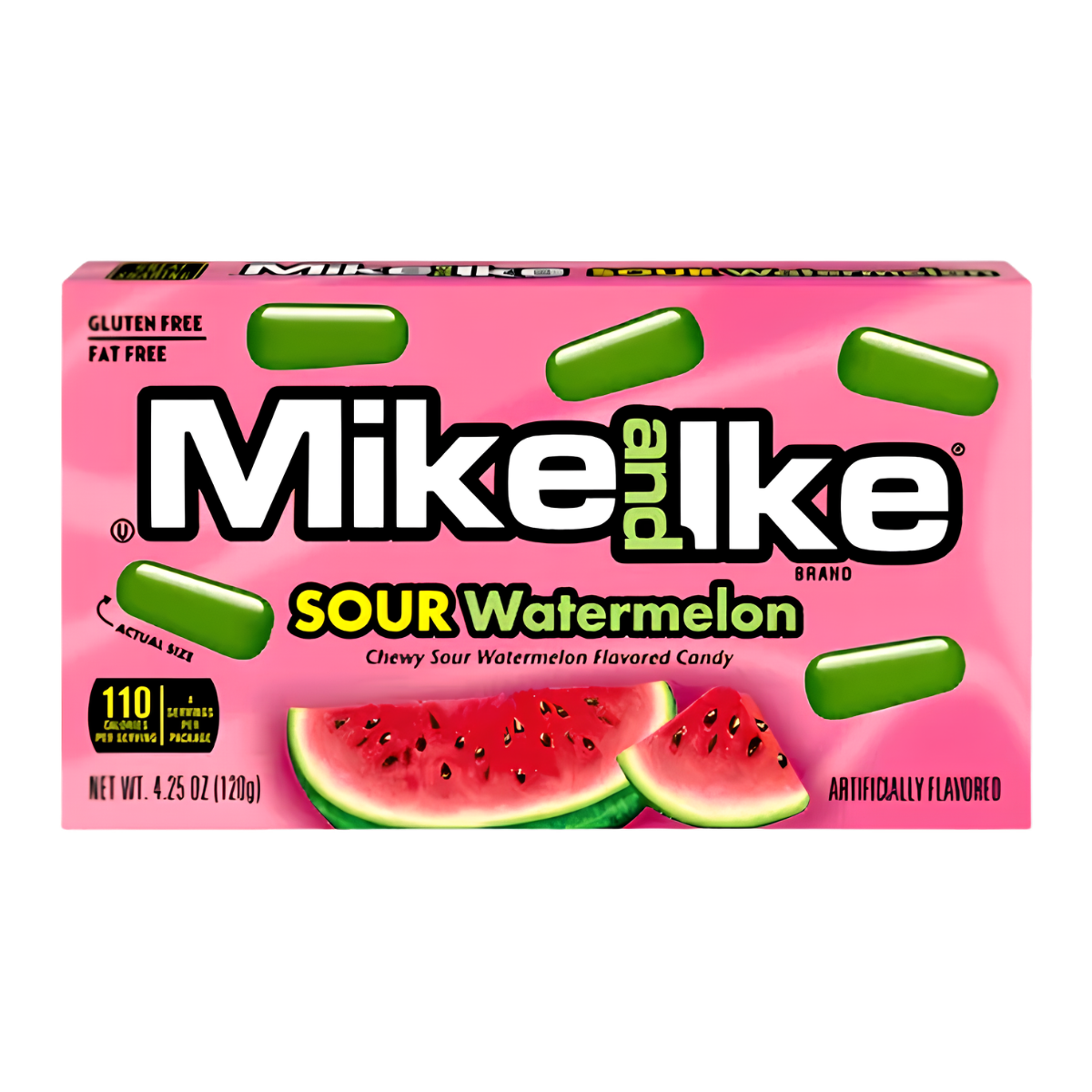Mike and Ike Sour Watermelon 120g