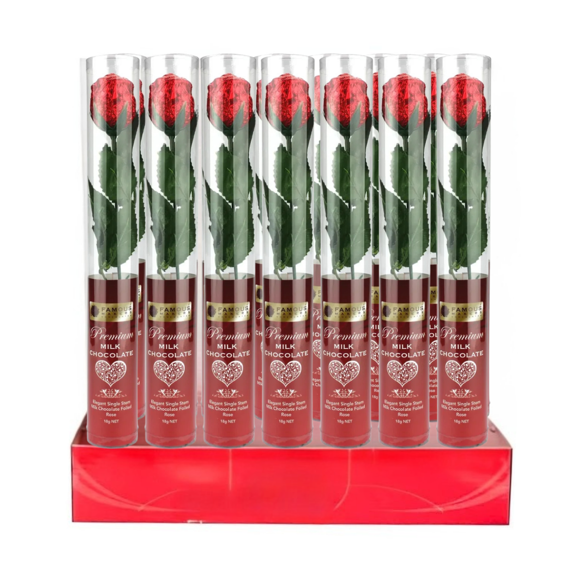 Milk Chocolate Roses Premium 18g