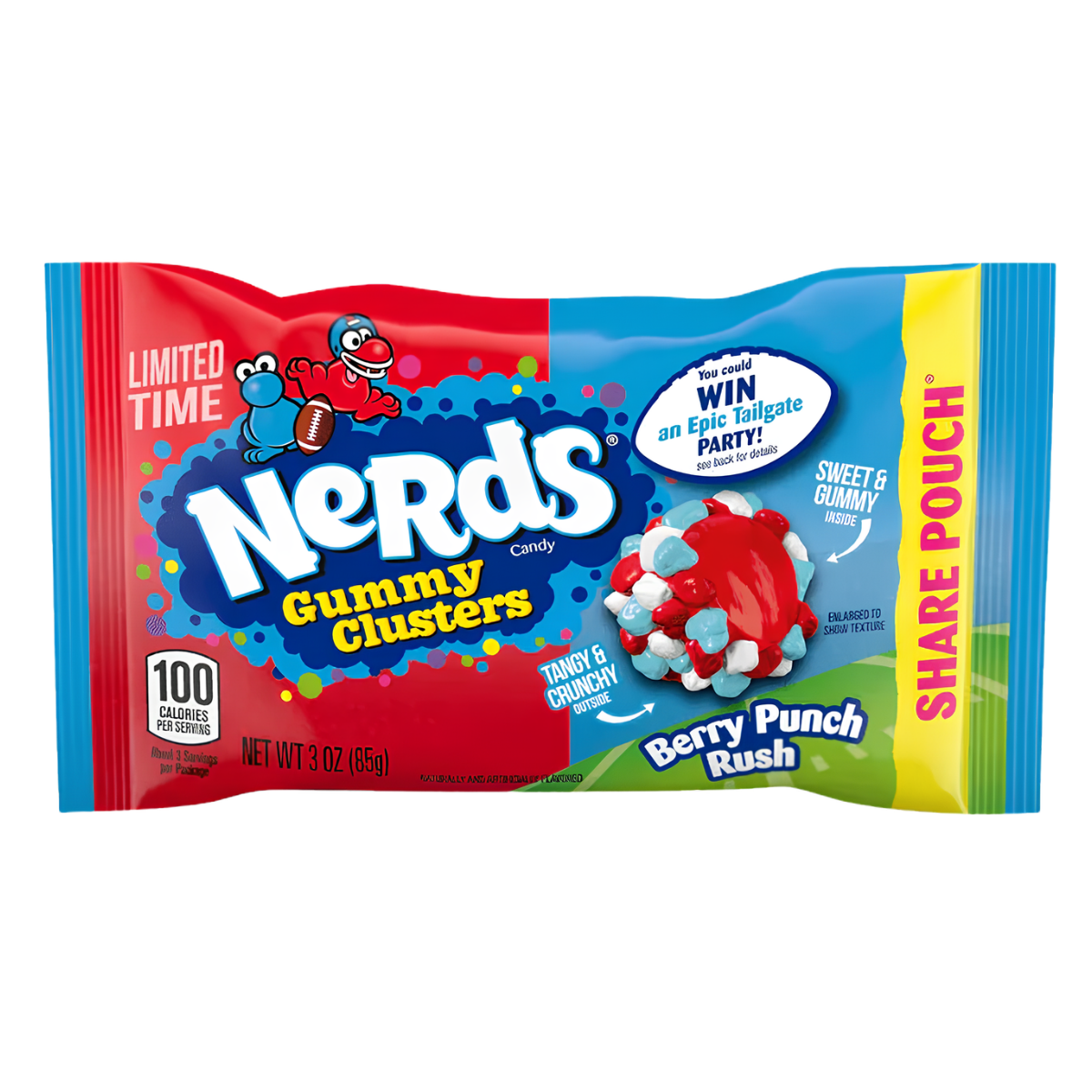 Nerds Gummy Cluster Berry Punch Share Pack 85g