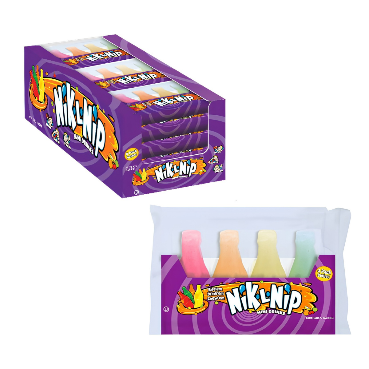 Nik-L-Nip Mini Drinks 4pack 39g