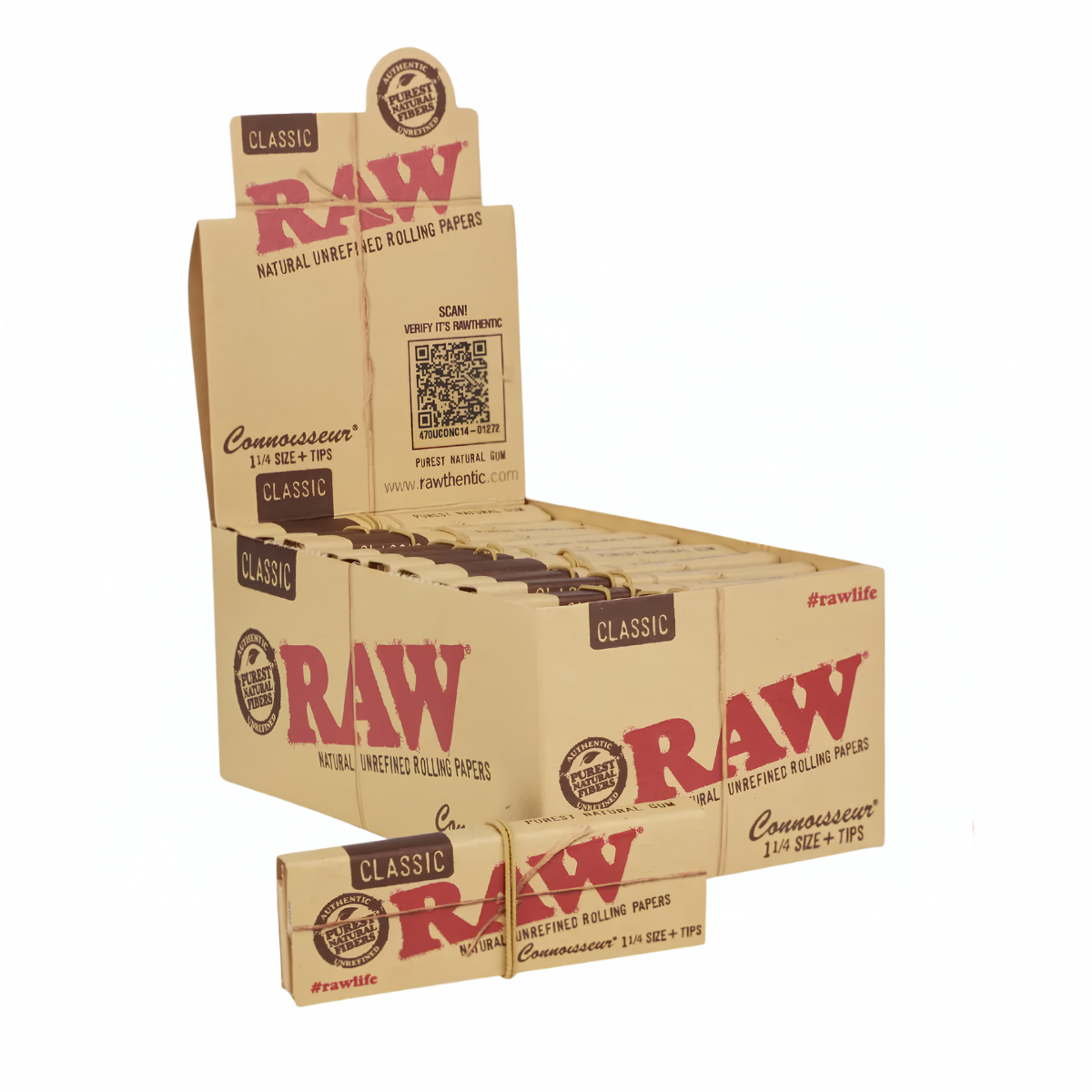 Raw Classic 1 ¼ Size + Tips