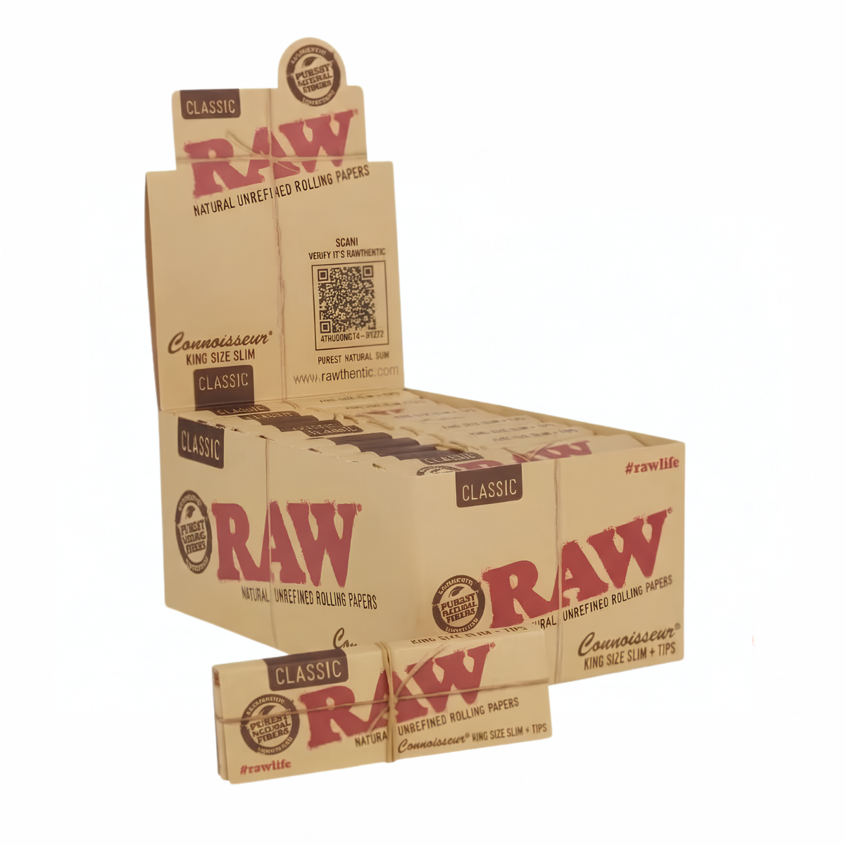 Raw Classic King Size Slim + Tips