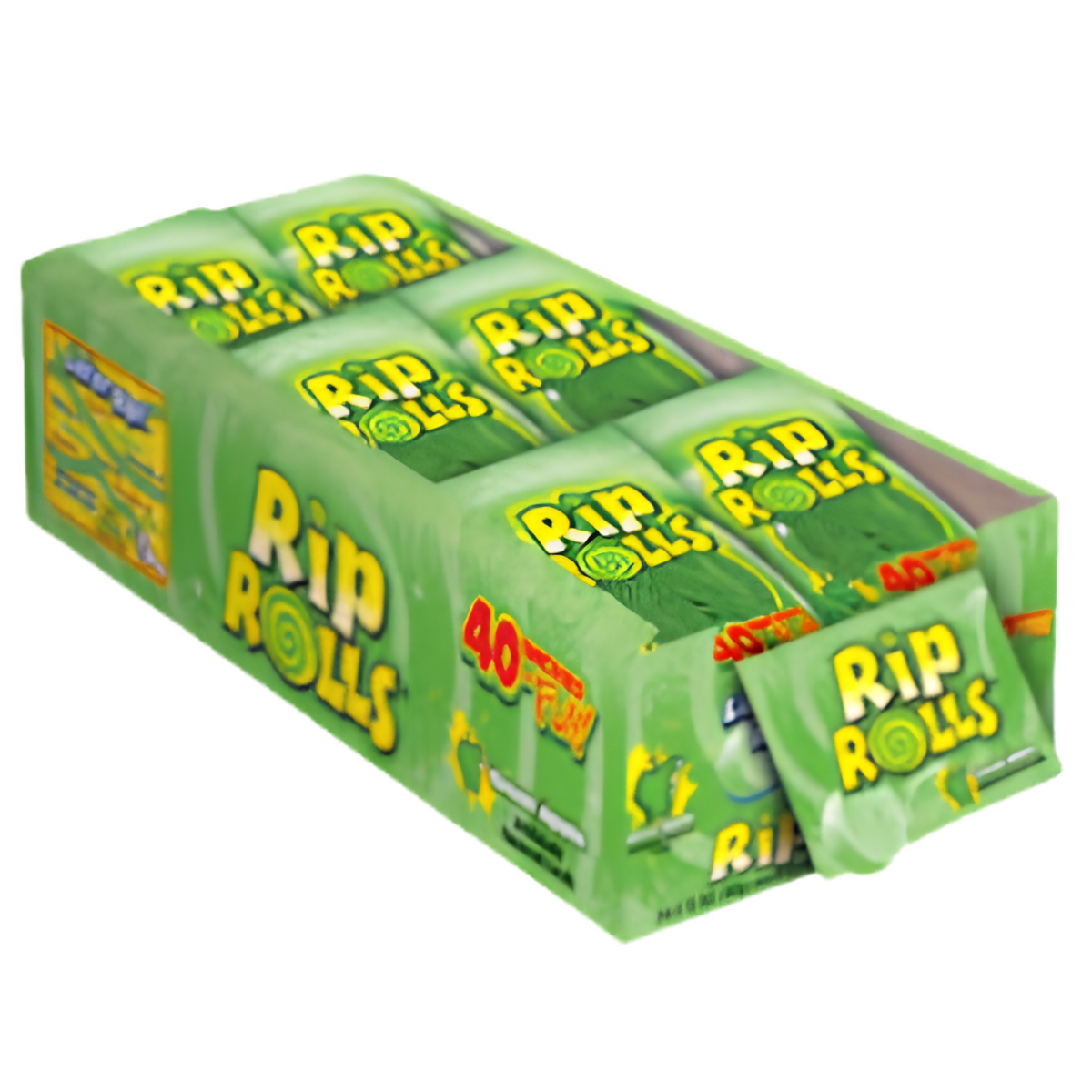 Rip Rolls Green Apple 40g