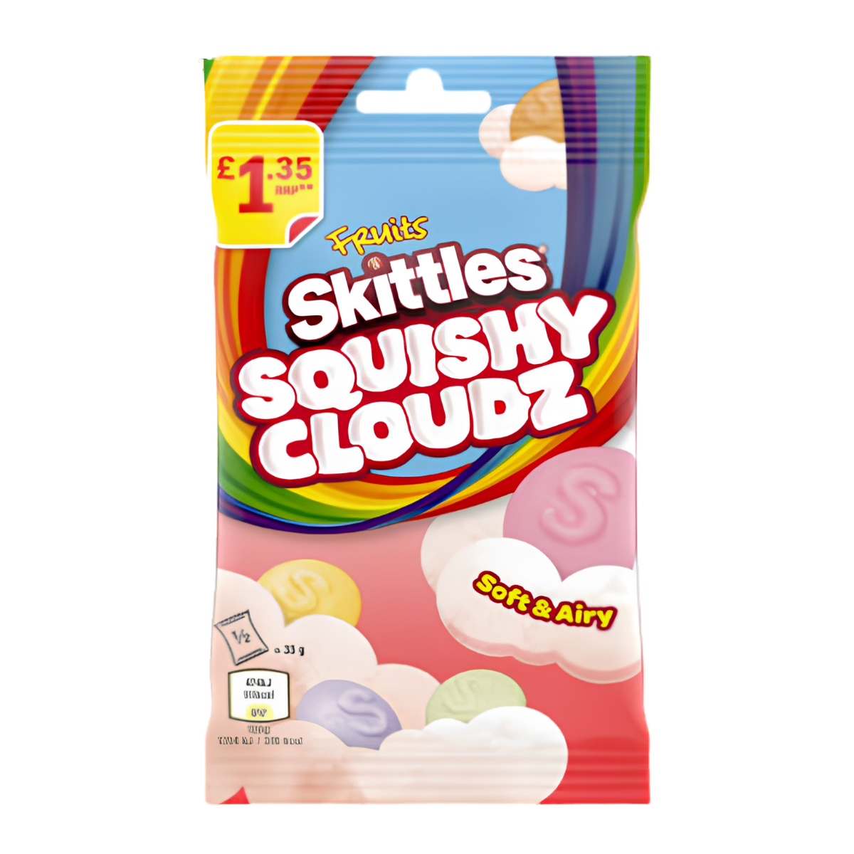 Skittles (UK) Squishy Cloudz Fruits 70g