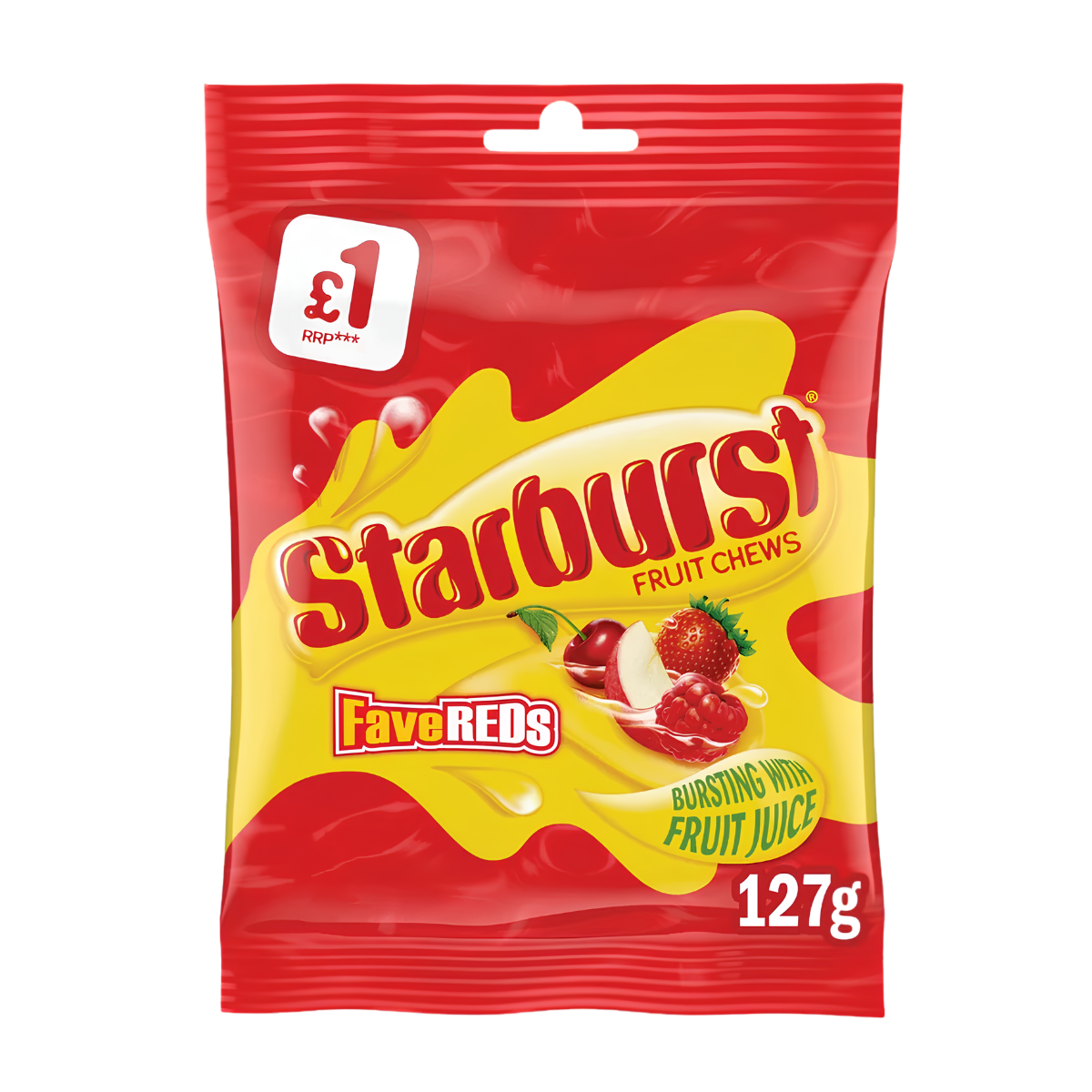 Starburst Fave Reds Pouch 127g
