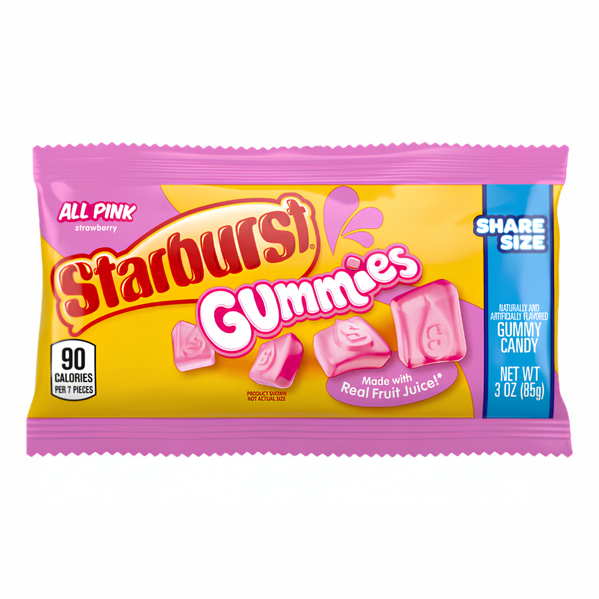 Starburst Gummies All Pink Share Size 85g