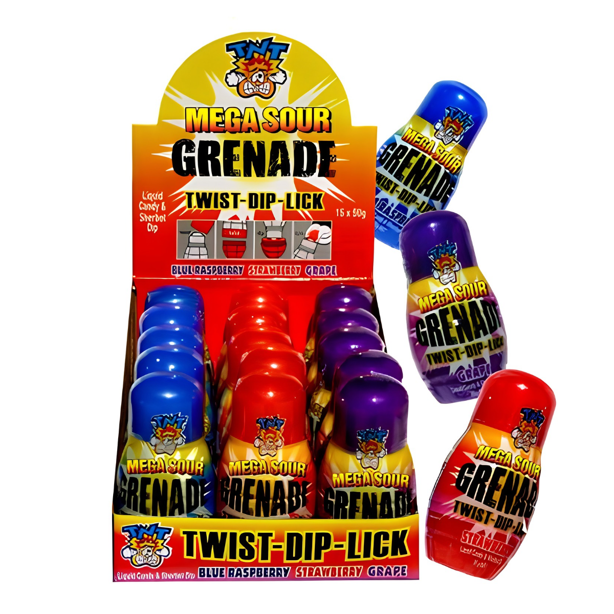 TNT Mega Sour Grenade 50g