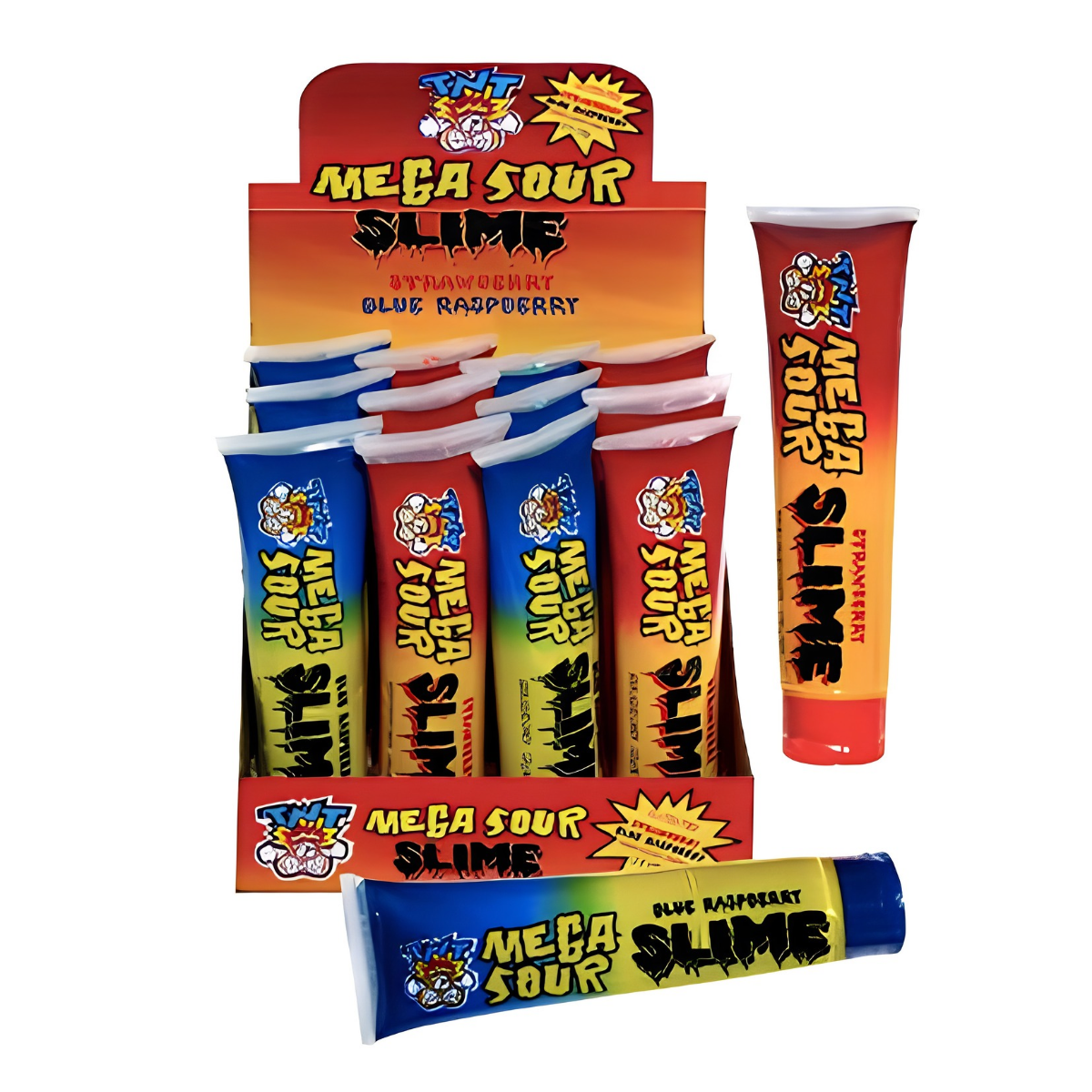 TNT Mega Sour Slime Red 120g
