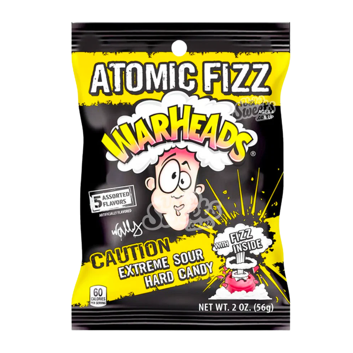 Warheads Atomic Fizz Bag 56g