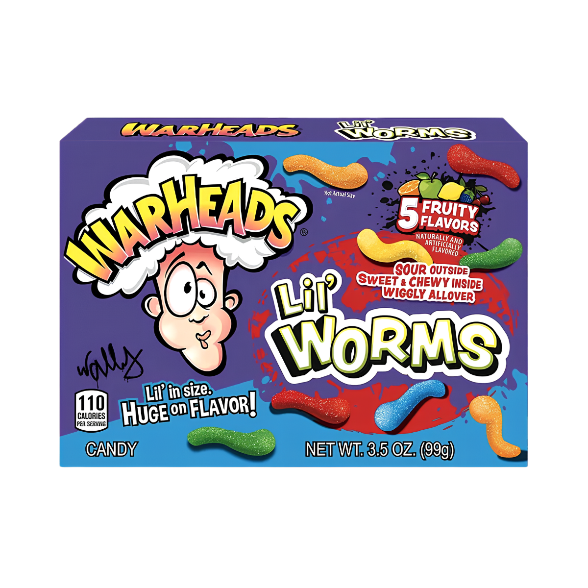 Warheads Lil' Worms 99g