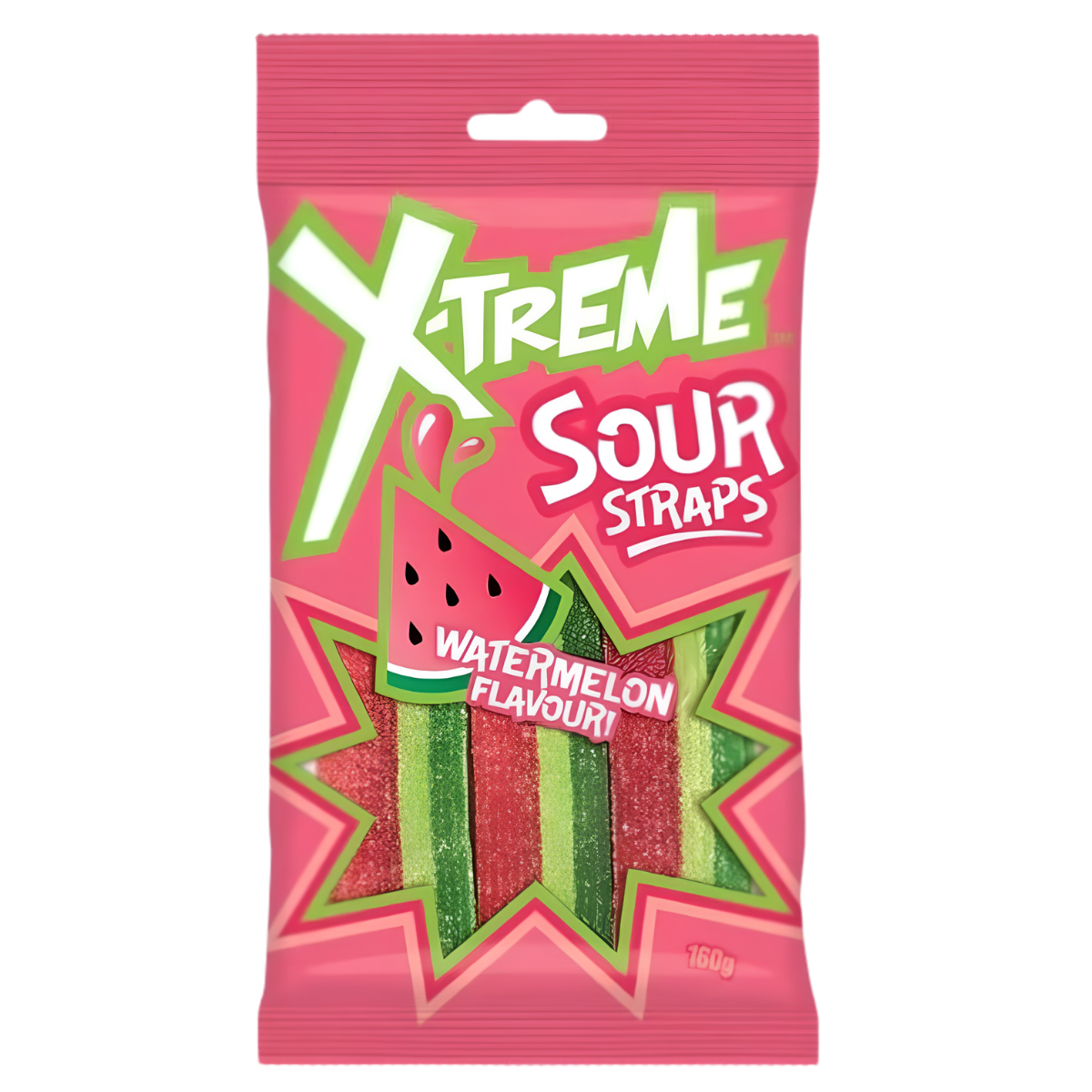 Xtreme Sour Straps Watermelon 160g