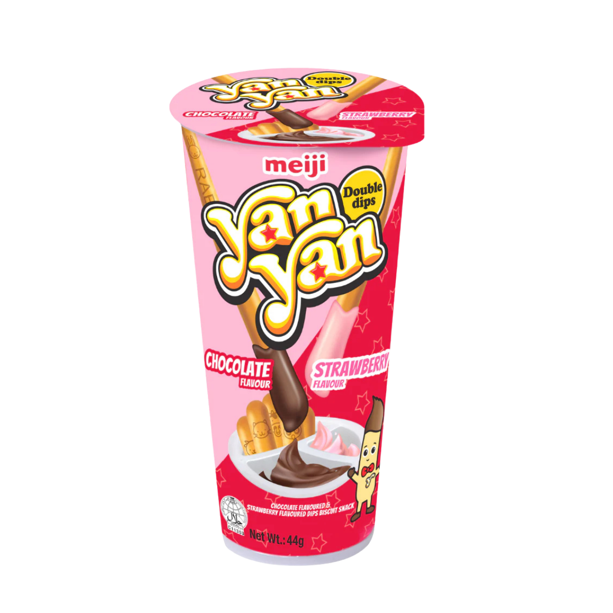 Yan Yan Strawberry & Chocolate 44g