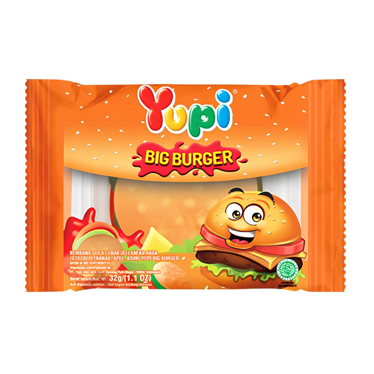Yupi Candy Gummy Big Burger 32g