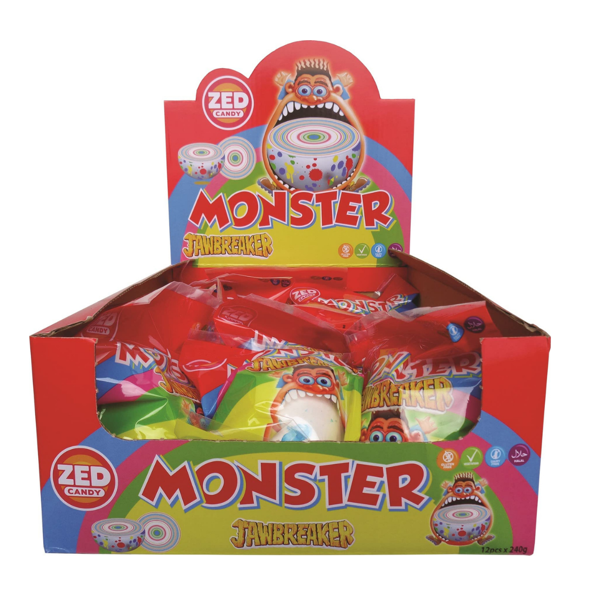 Zed Monster Jawbreaker Display 240g