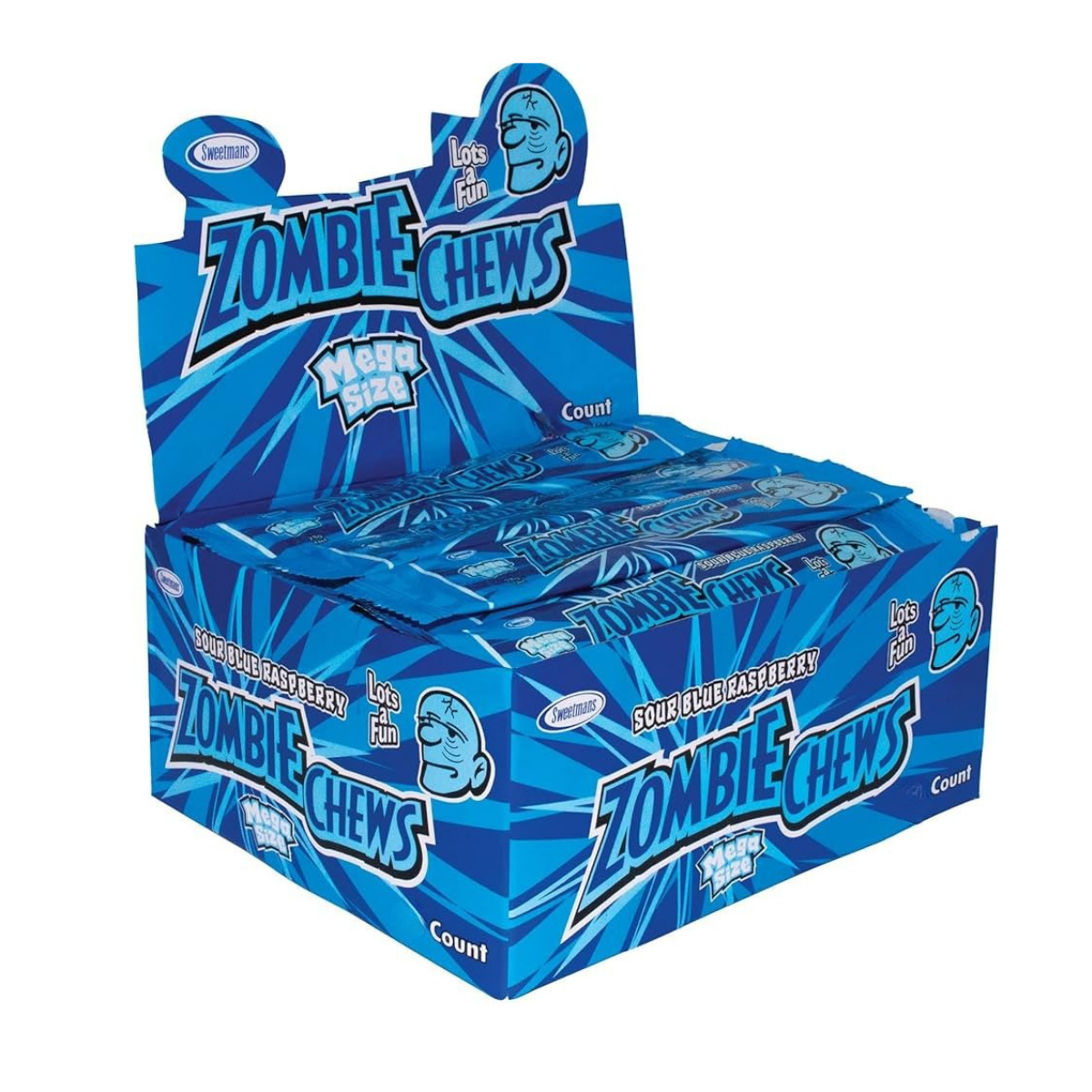 Zombie Chews Blue Raspberry 28g