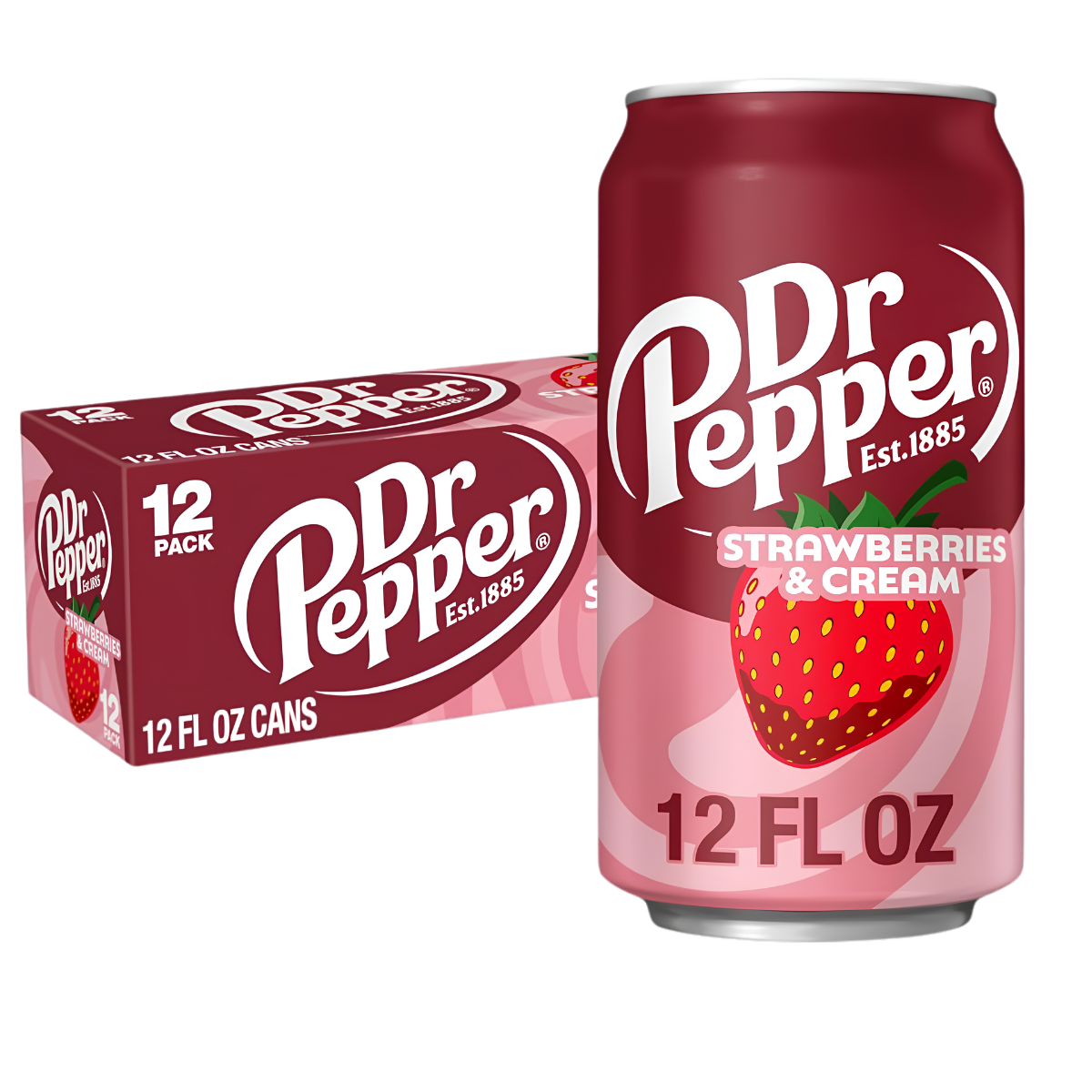Dr Pepper Strawberry & Cream 355ml