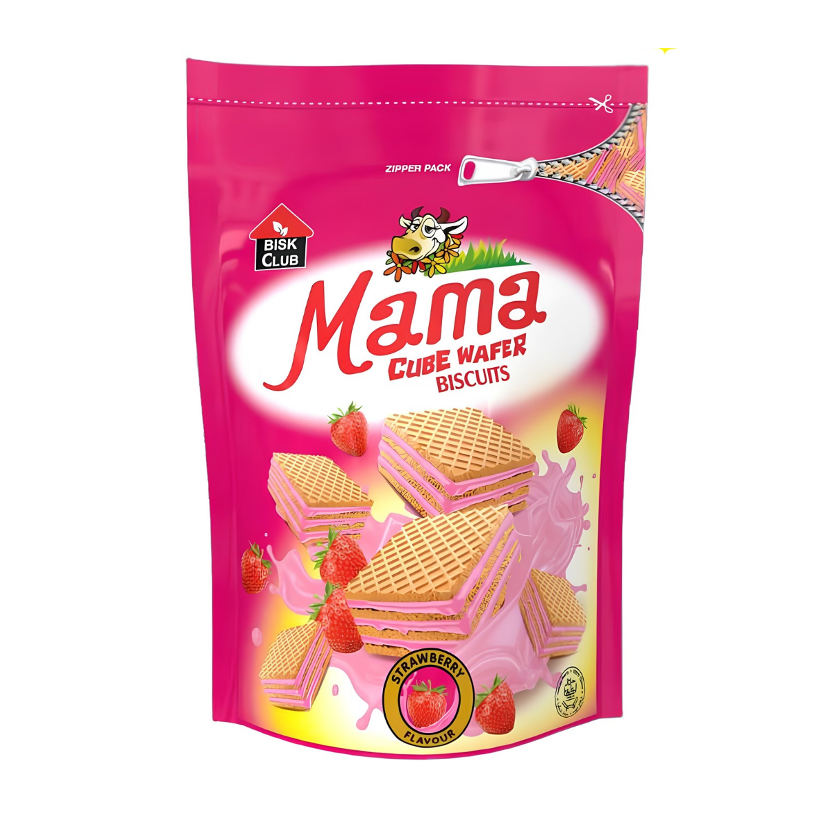 Mama Cube Wafer Strawberry 100g
