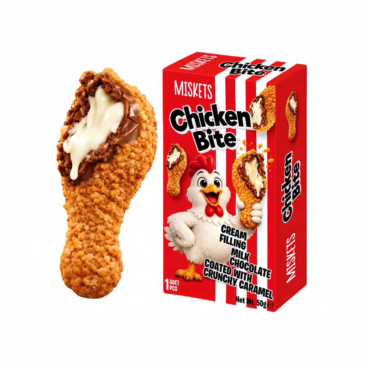 Miskets Cream Filling Chicken Bite 50g