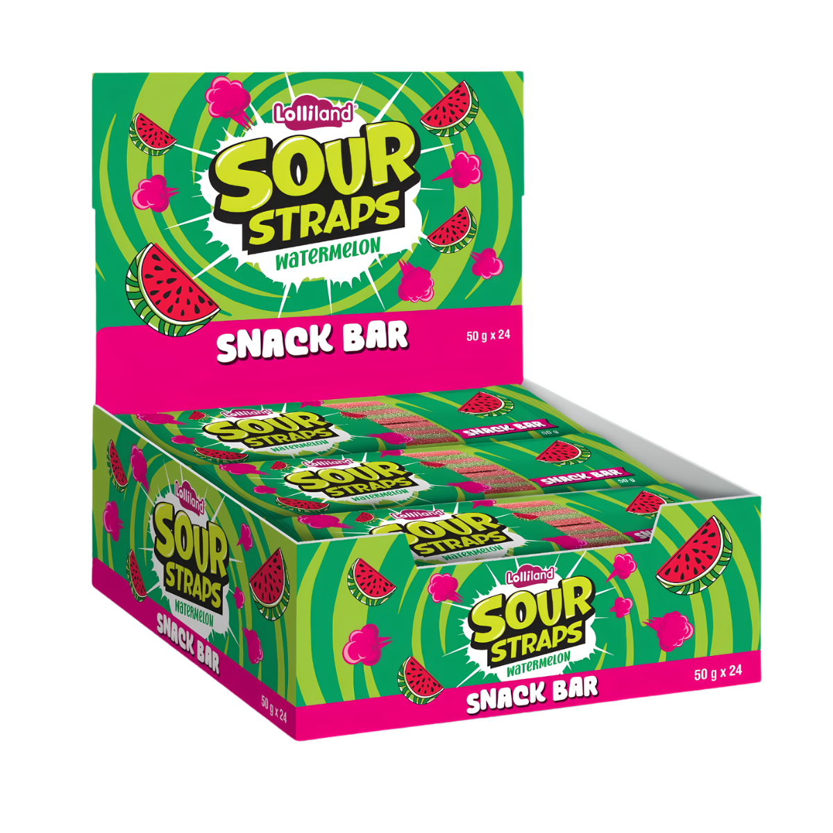 Lolliland Watermelon Straps 50g