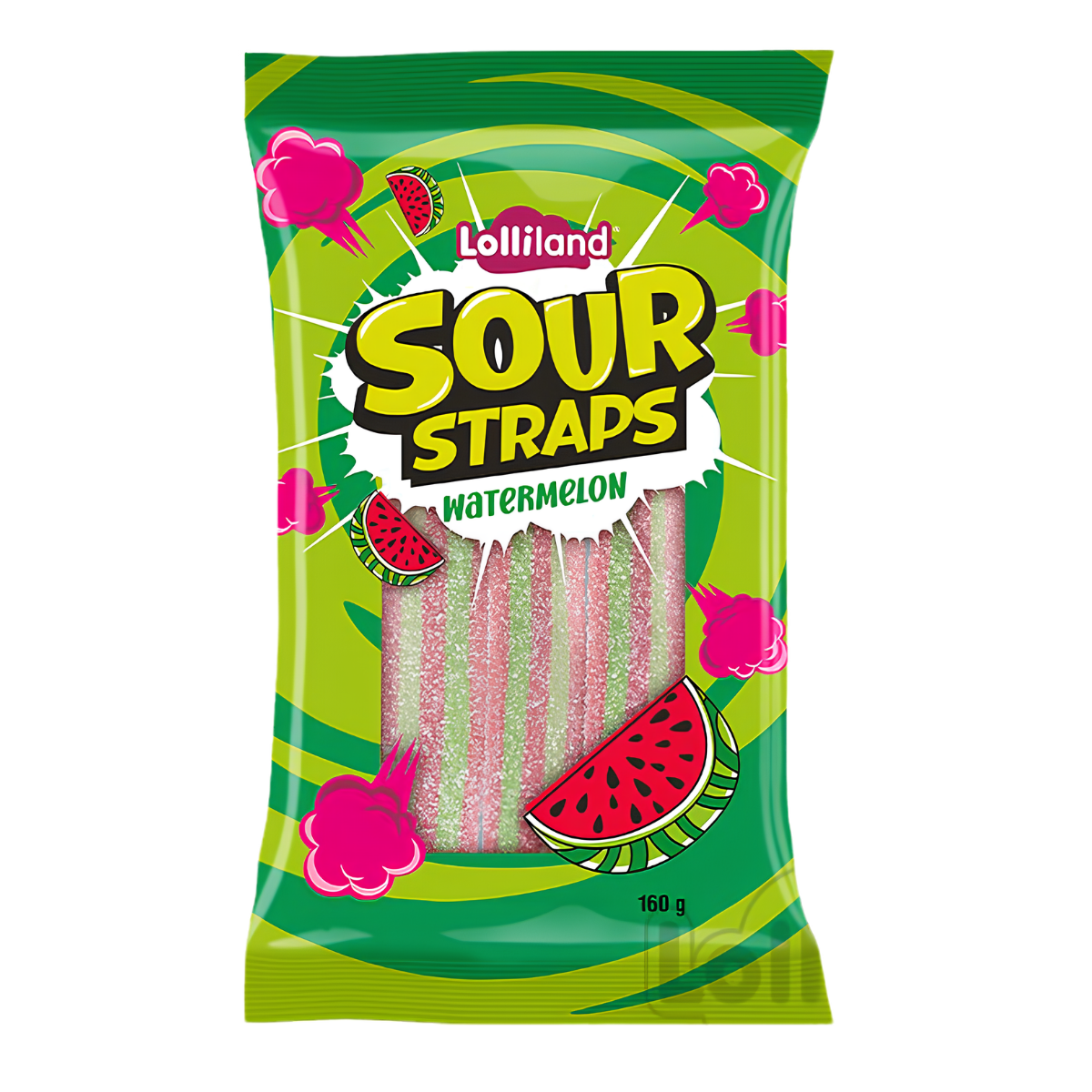 Lolliland Sour Straps Watermelon 160g