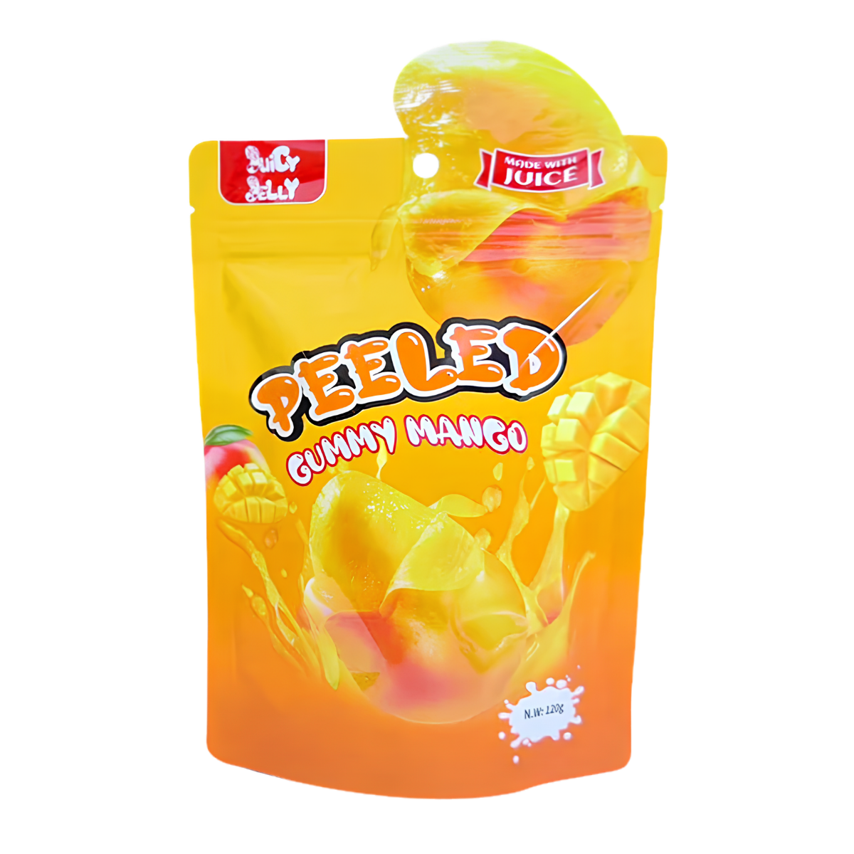 Juicy Jelly Peeled Mango 120g