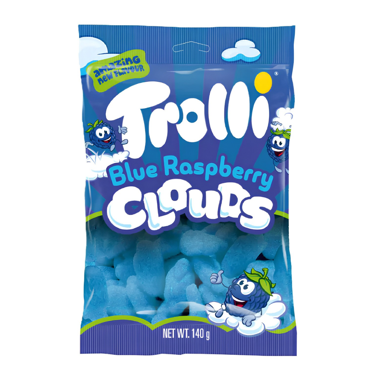 Trolli Blue Raspberry Clouds 150g
