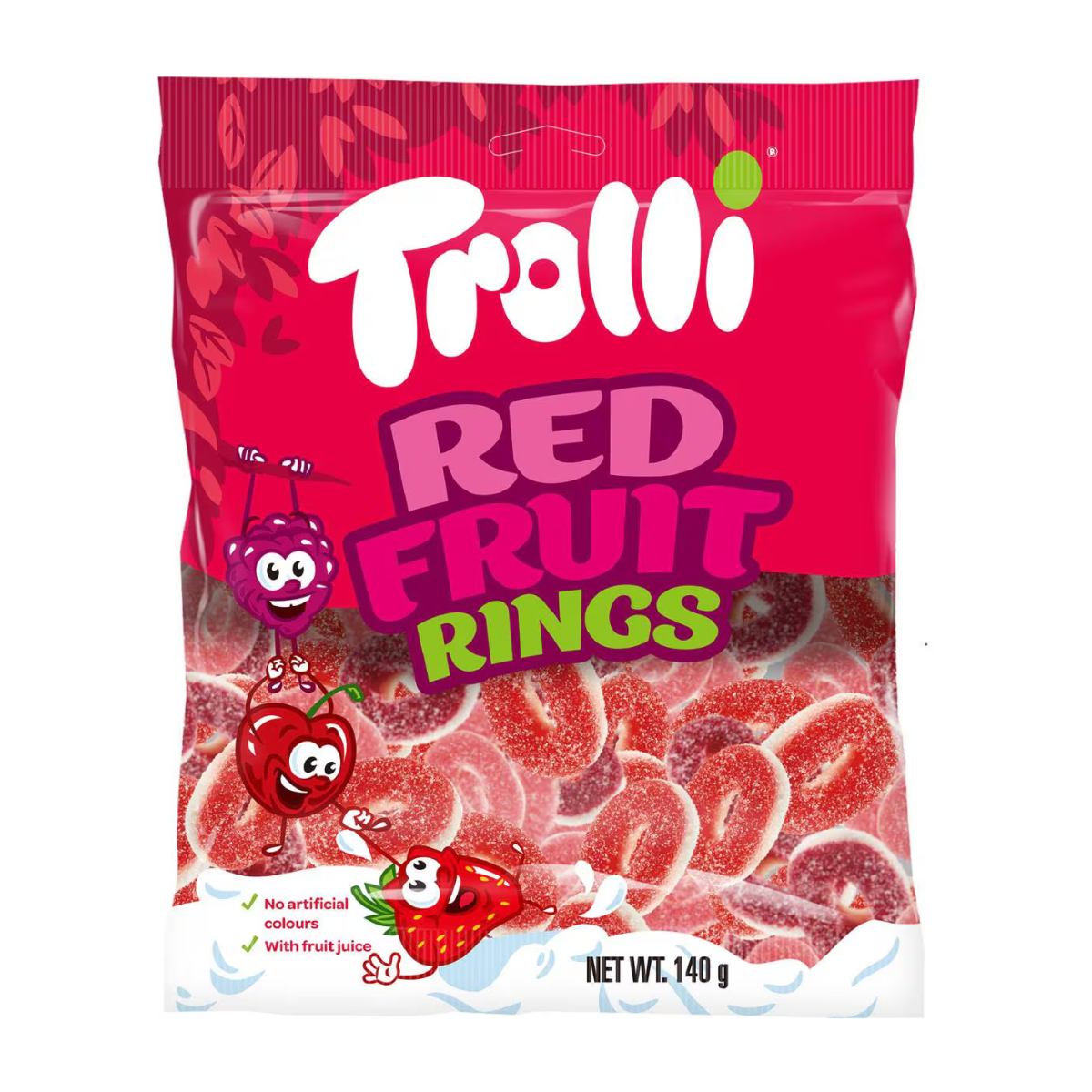 Trolli Red Fruit Rings 150g